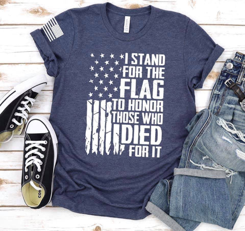 Stand To Honor Those Who Died T-Shirt