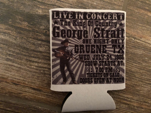 George Straight Concert Koozie