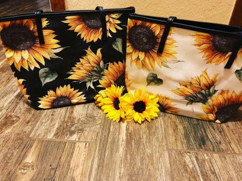 Summer sunflower purse